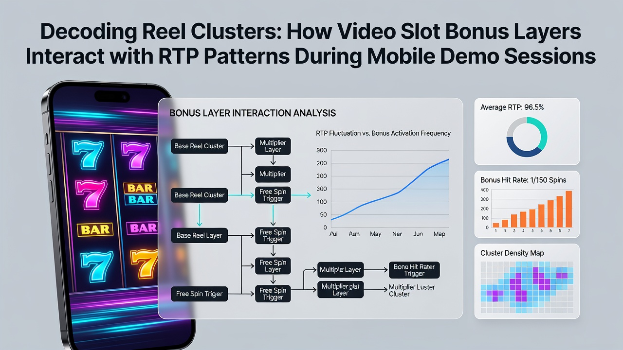 Detailed view of RTP pattern adjustments during bonus layer activation in mobile slot demos