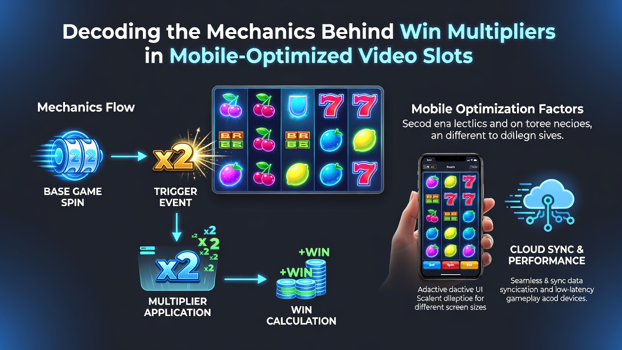 Close-up view of multiplier values displayed on a mobile slot interface during a bonus round