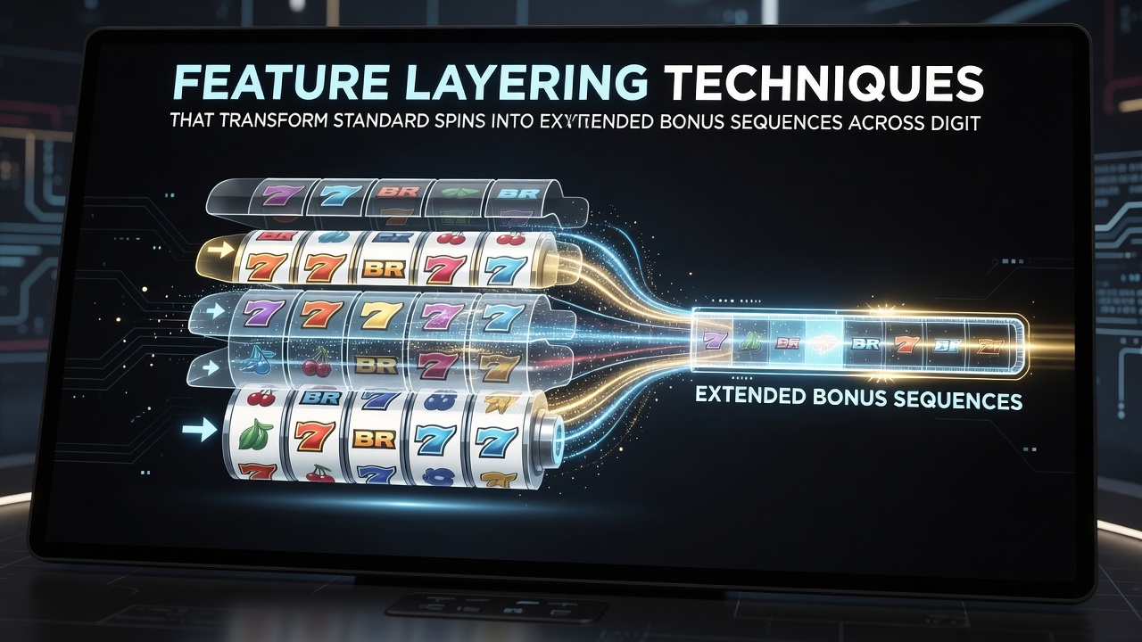 Close-up view of cascading symbols with overlaid multipliers extending a bonus round on a mobile slot interface