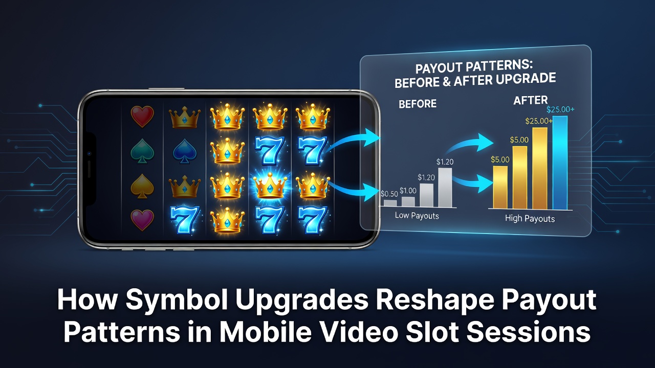 Symbol upgrade mechanics in action during a mobile slot session