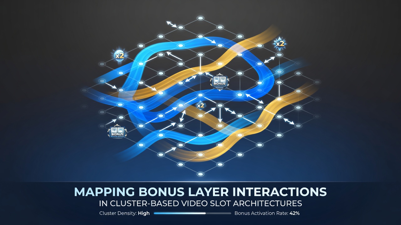 Visual breakdown of multiplier and respin layer overlaps on a cluster grid