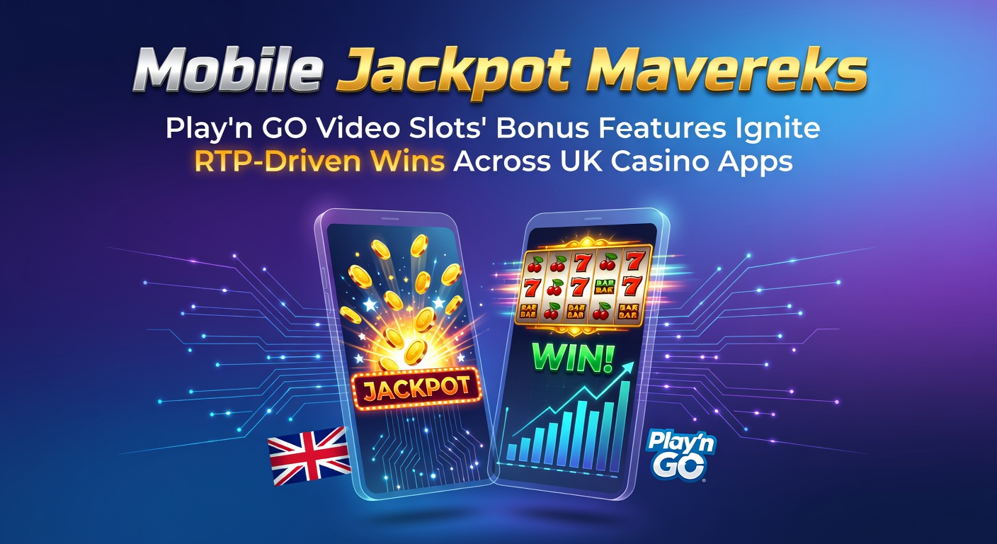 Vibrant Play'n GO video slot screen showing a massive mobile jackpot payout on a UK casino app, with bonus features lighting up the reels