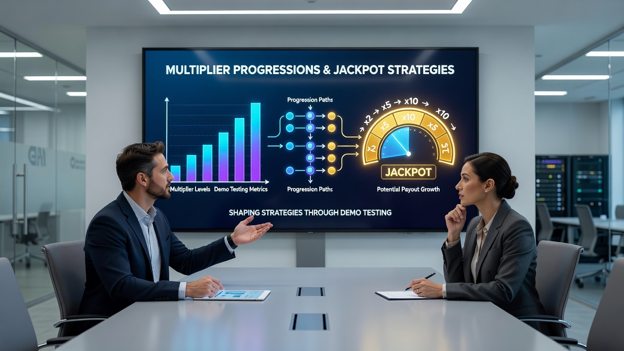Screenshot of demo mode interface displaying multiplier tracking and bonus integration statistics