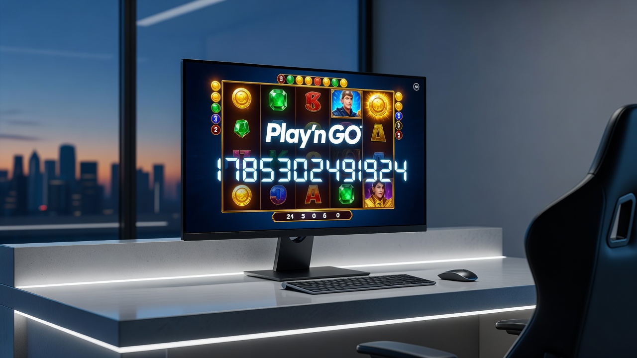 Detailed view of Play'n GO slot bonus round with multiplier indicators and stacked symbols during gameplay