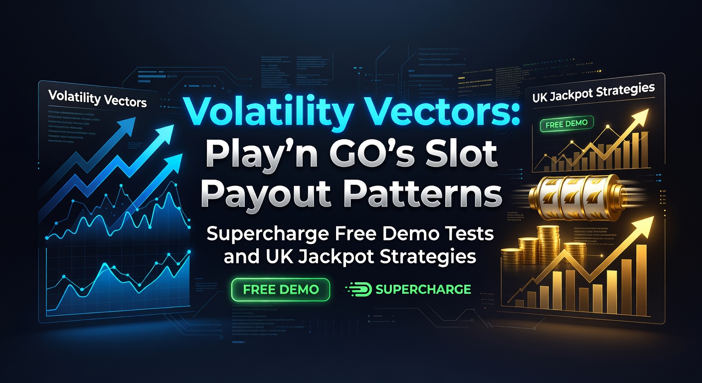 Play'n GO slot interface displaying volatility payout patterns during a demo spin sequence